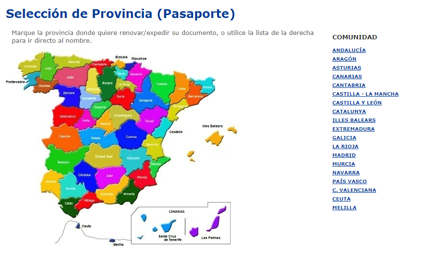 Cita Previa Pasaporte Huelva