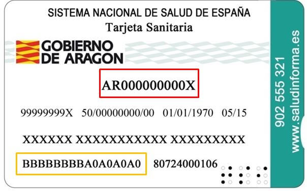 Tarjeta Sanitaria de Aragón